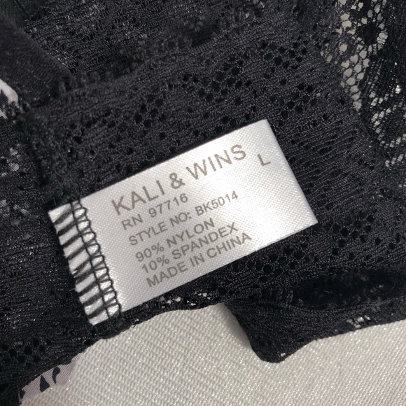 Kali and Wins animal print nylon thong panties - Picture 6 of 9